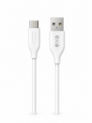EXE Type-C Hızlı Şarj ve Data Kablosu 3.4A Beyaz