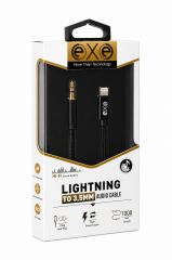EXE Lightning to 3.5mm AUX Ses Aktarım Kablosu Hi-Fi Kalite 1 Metre