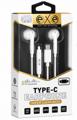 EXE Type-C Mikrofonlu Kulak İçi Kulaklık